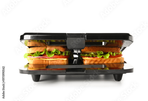 Electric sandwich maker wit...