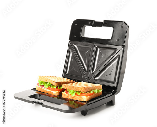 Electric sandwich maker wit...