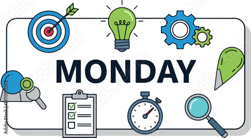 Monday Morning Motivation Business Goals, Strategic Planning, and Productivity Kick-off for a Successful Week Ahead