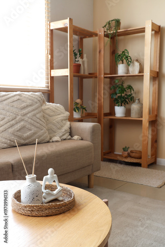 Cozy minimalist living room...