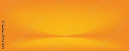 Yellow studio space. Limbo light background, eps10