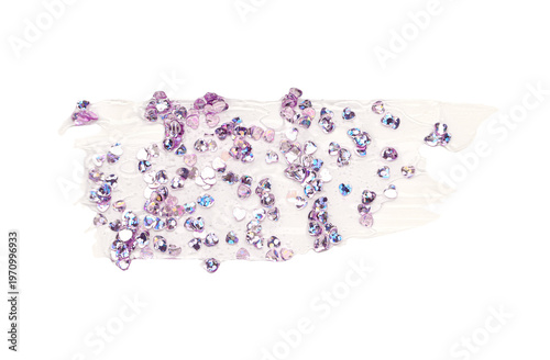 Smear of beautiful purple g...