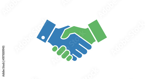 Handshake Business Partnership Agreement.