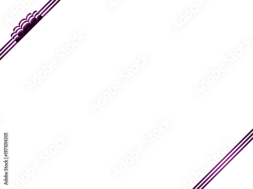 リボン波、縞、斜F、m13紫