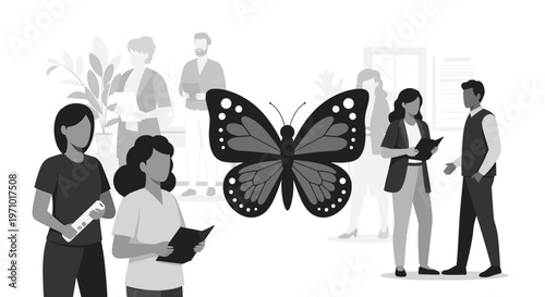 A person holding a smartphone in a neutral pose, conveying a sense of modernity and technology.