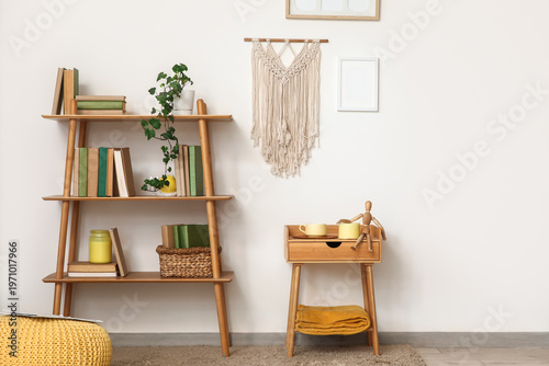 Interior of stylish home li...