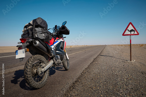 Motorcycle long distance travel to far away destinations