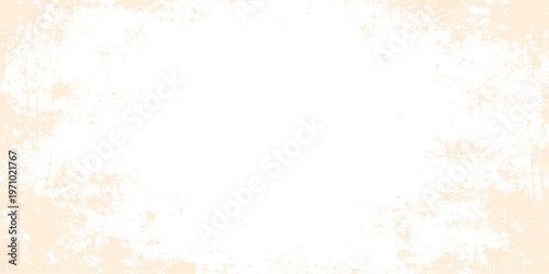 Abstract grunge paper background with vintage floral frame and textured decorative design