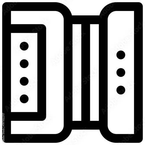 Trikitixa. Editable stroke vector icon.