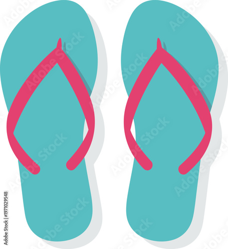 flip flops vector illustration