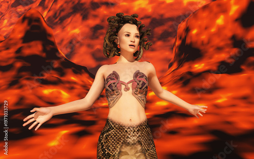 Medusa, berühmte Figur der griechischen Mythologie