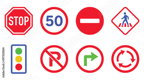 Minimal International Traffic Sign Icon Set Collection Free Download Minimal International Traffic Sign Icon Set Collection - GFXLoad
