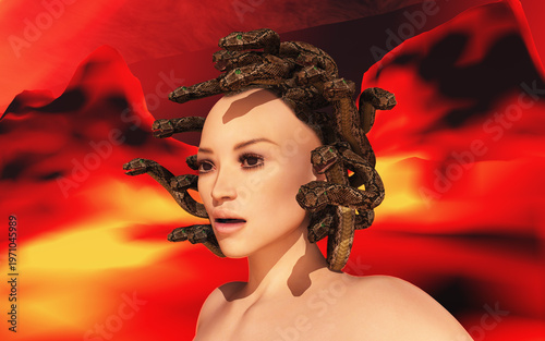 Medusa, berühmte Figur der griechischen Mythologie