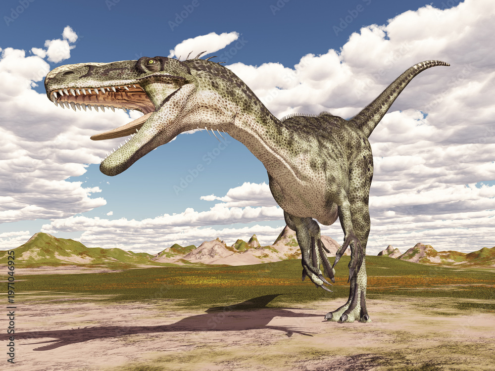 Fototapeta premium Dinosaurier Monolophosaurus