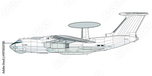 Russisches Frühwarnflugzeug
