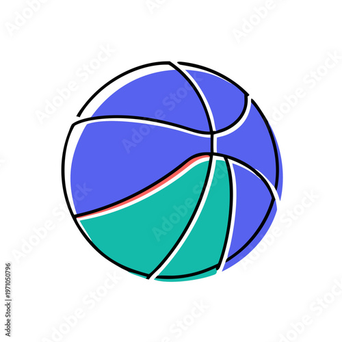 This 3d vector illustration set features a new volleyball ball icon and sports sphere symbols designed for a team game concept