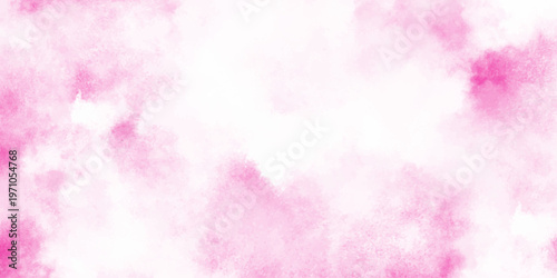 pink watercolor brush paint background, hand painted vector illustration, Ink paint brush stain pink soft light blot, gradient pink texture background soft pink grunge background.