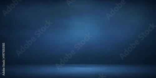 Dark blue grunge wall texture background with old textured surface and dark blank backdrop design