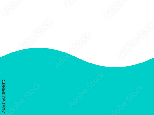 Abstract blue and green wave background illustration featuring artistic vector curves and a wavy line pattern for a modern business banner design