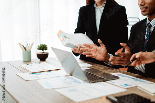 The financiers are calculating personal taxes for their customers.