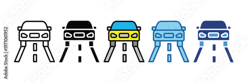 Drive  Icon Set Multiple Style Collection