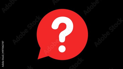 飛び出す各種マークのアニメーション（透過背景）