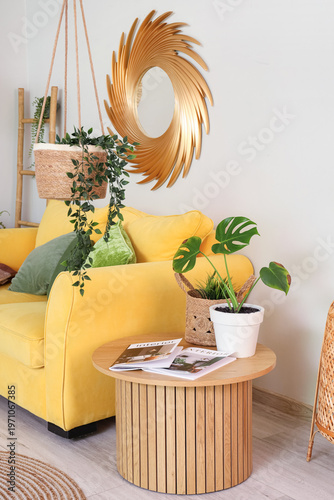 Interior of living room wit...