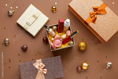 Christmas composition with ...