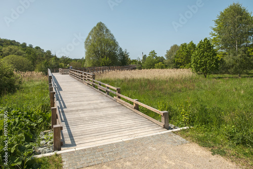 Canvas Print Auenpark Bad Gandersheim
