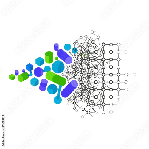 Molecular Structure Chemical Compounds Illustration.