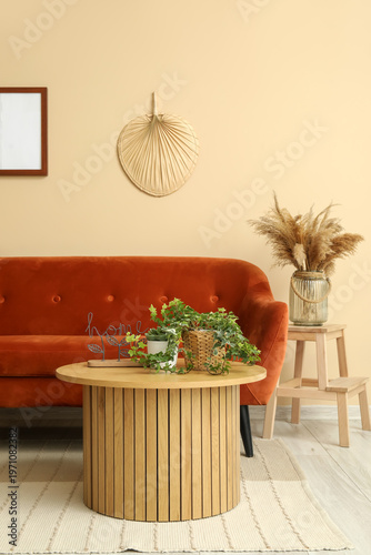 Interior of living room wit...