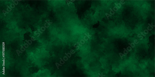 Abstract vintage green splash design background with dark, Green abstract texture background. empty copy space for text, wall structure, grunge canvas, Blank dark green texture surface background,