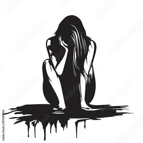 silhouette of a woman