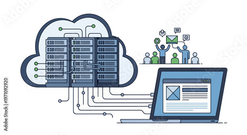 Cloud Server Data Storage System.