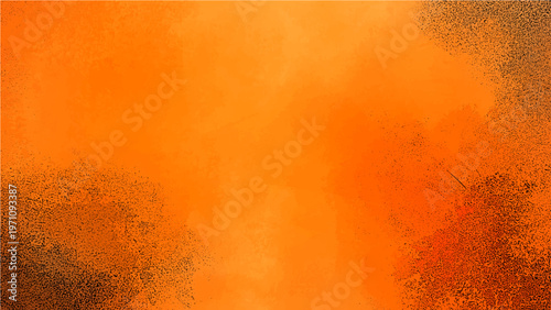 Vector Orange abstract art with textured gradients generates fiery sensation, vivid and dynamic colors radiate intense emotion, brush strokes create depth and striking backdrop