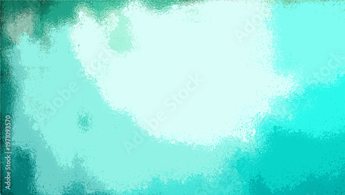 Vector Abstract aquamarine water color washes evoke tranquil and serenity moments and aesthetic artistic feelings with calming waves cascade in harmony.