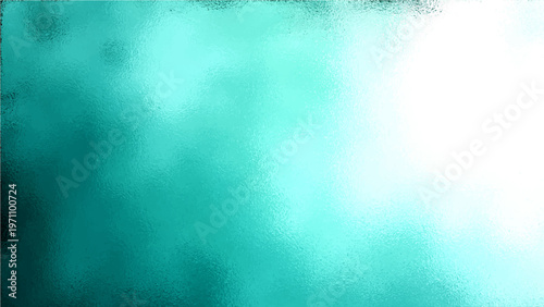 Abstract turquoise gradient with light airy artistic background and dreamy textured design and ethereal style.