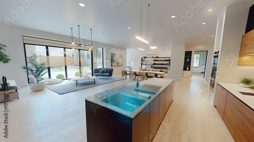 Holographic Real Estate Office Property Tours Over