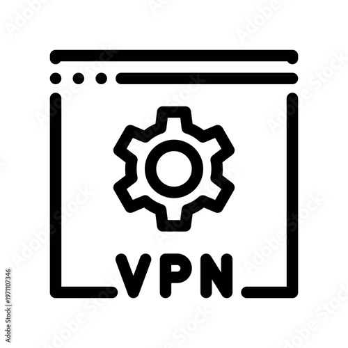 Web Browser VPN Configuration Setting Outline Sign