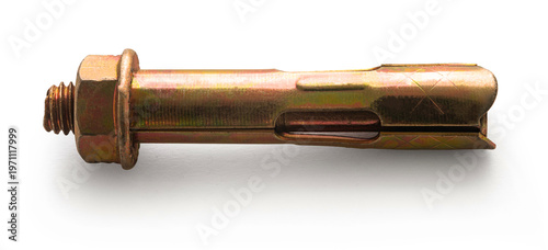 Anchor close-up on a white isolated background