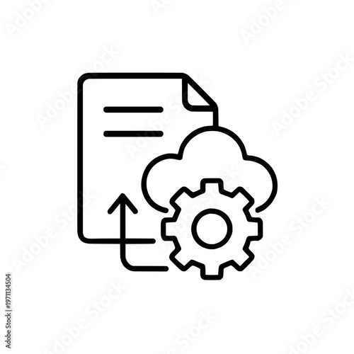 Empty space on transparent background silhouette