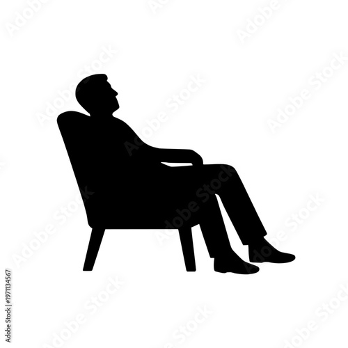 Empty space on transparent background silhouette