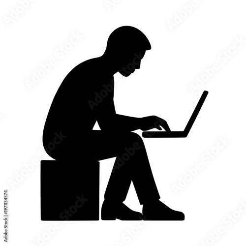 Empty space with nothing on transparent background silhouette