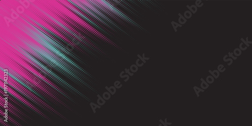 Car sticker wrap banner abstract sporty lines pink blue greenish grunge color combination brush storm thunder modern pattern racing motorsport. vector