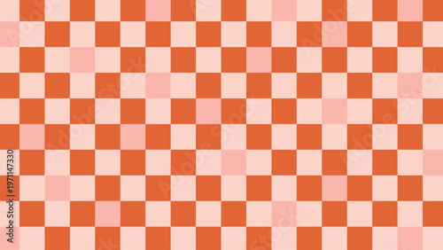 Red pink checkerboard pattern desktop wallpaper vector