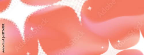 Vibrant abstract orange gradient background vector