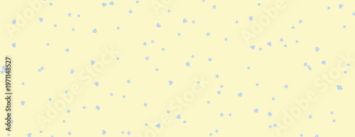 Whimsical pastel starry pattern background vector