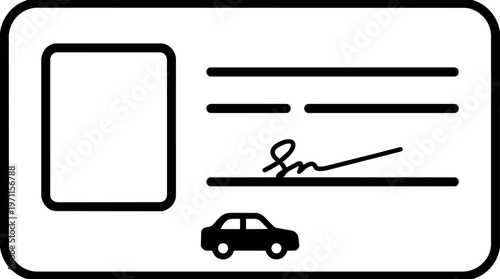 Vehicle Insurance Card Template.