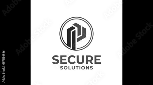 Secure Solutions Business Logo Design.