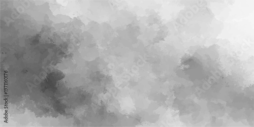 An abstract black and white old paper texture blends with dark storm clouds and a misty sky to create a motion of smoke and light